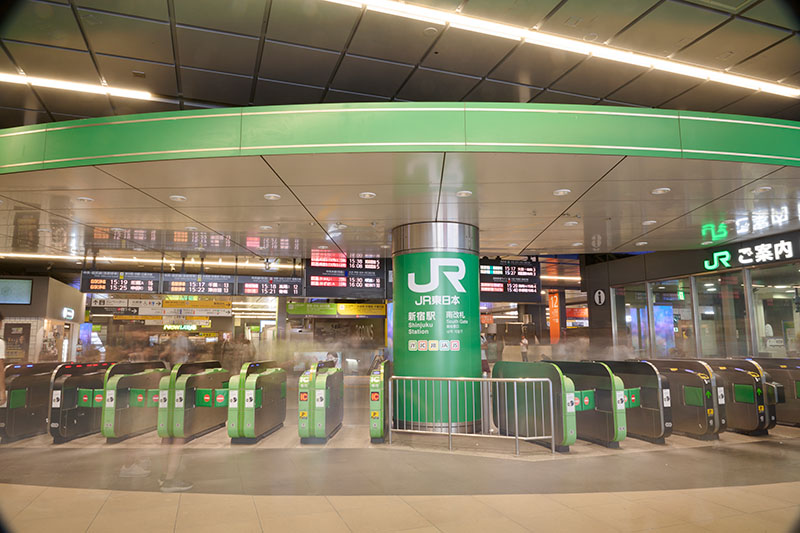 JR Shinjuku Station South Exit ticket gate