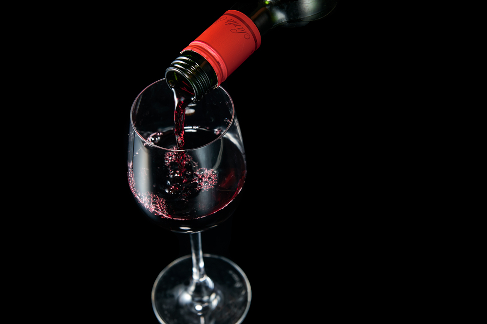 Glass of wine